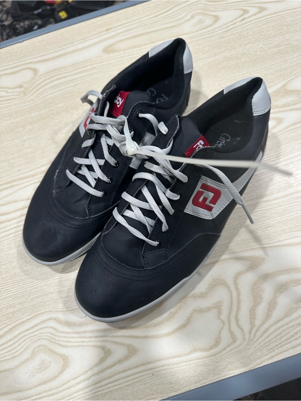 FootJoy Black & White Casual Golf Shoes